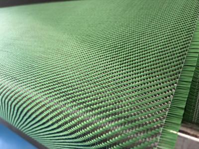green black carbon aramid hybrid fabric