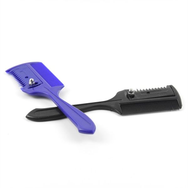 Plastic Horse Grooming Comb , Mane Trimming And Thinning Comb For Horses