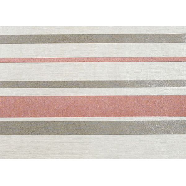 Eco - friendly Vinyl Modern Striped Kids Wallpaper Asian Design Wallpaper