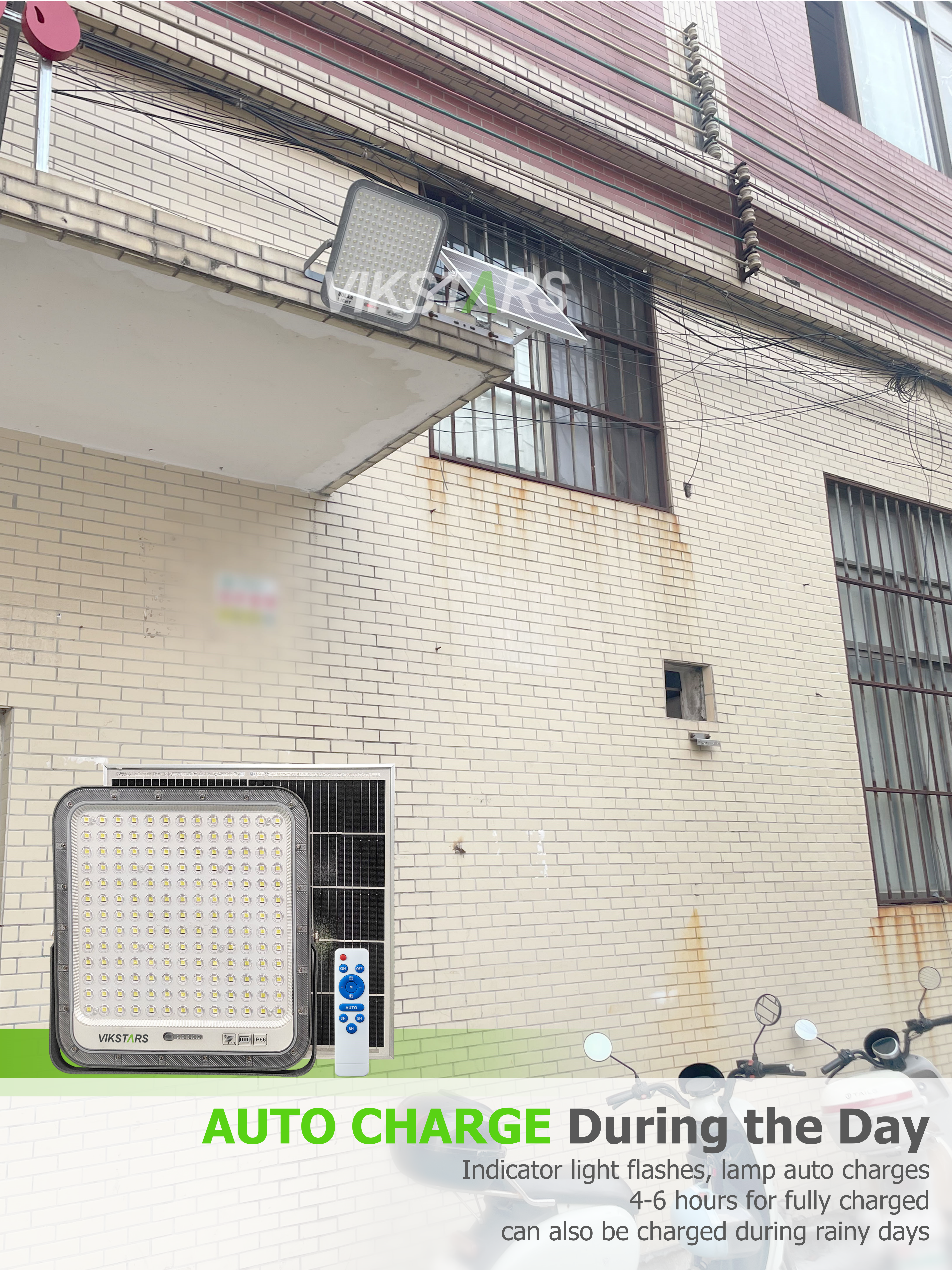 Battery Replaceblae 60w 100w 200W 300w Solar Flood Lights With PC Lens