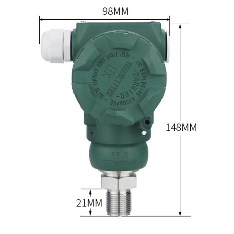 Zhejiang OEM Explosion-Proof 4-20 Ma Pressure Sensor for Water Gas Pressure Measurement