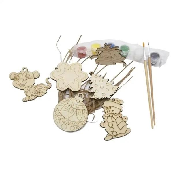 New home appliances beautifully decorated wood chips