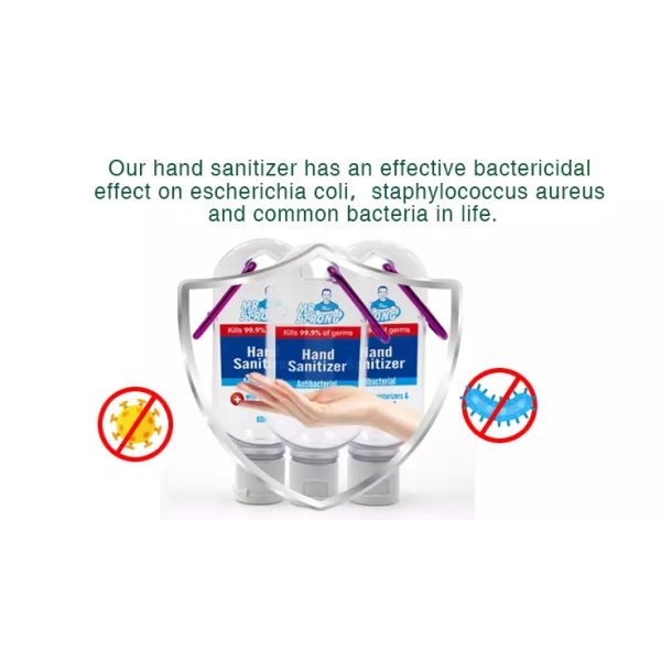 Safe Antibacterial Waterless Hand Sanitizer 30ml Liquid Gel No Stimulation