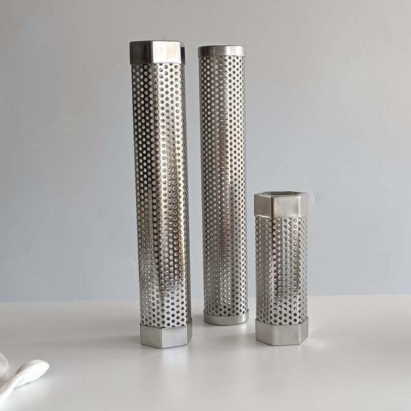 0.8mm Thick Smoking Filter Screen Mesh BBQ Pellet Tube Smoker 6 inch