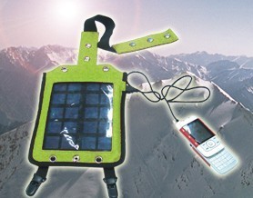 The emergency sports solar bag charger 1PC cable And 3PCS connectors