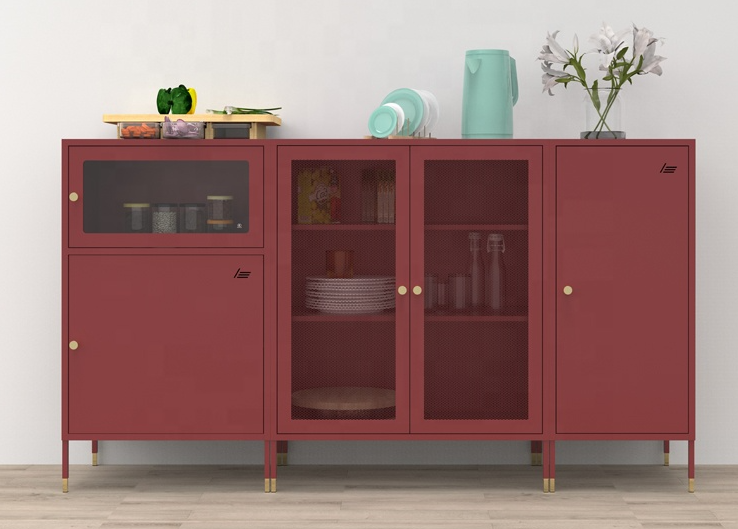 Home Use Metal Mini Steel Storage Locker Clothes Toy storage cupboard