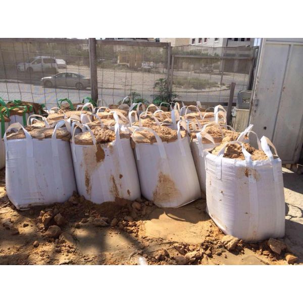 firewood / pellets big 1 Ton Bulk Bags , Mining Industry pp container bag