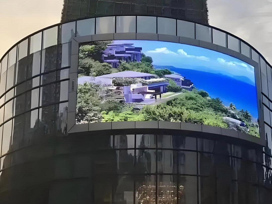 6500nits Curved Led Display P8 Waterproof IP65 SMD3535 Outdoor Led Digital Projects