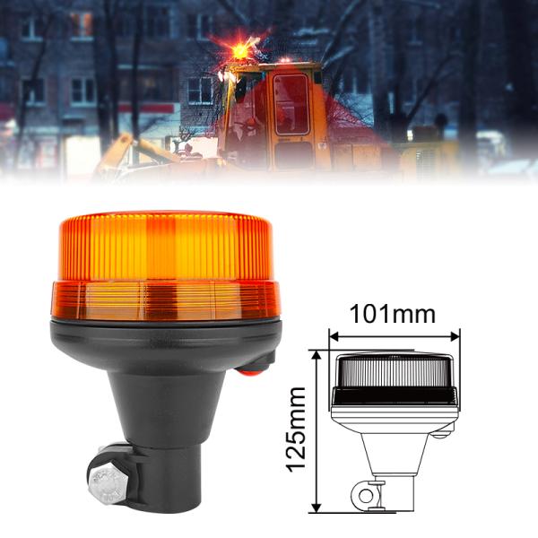 Feux d'avertissement rotatifs à LED puissantes IP65 pour véhicules d'entretien routier