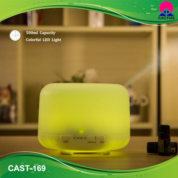 Small Electric Essential Oil Mist Diffuser 30dB 500ml PP Material