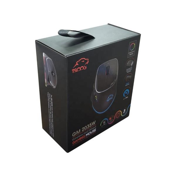 Corrugated  Mailer Box Computer Mouse Packaging Shipping Boxes With Fixed Insert Consumer Electronics Product Packaging Box