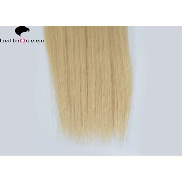 Золотистый белокурый прямой зажим 613 в выдвижении человеческих волос без линять