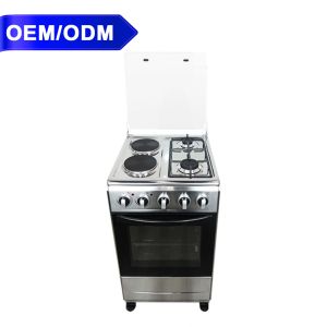 2 Gas 2 Electricity Free Standing Oven Wholesale Stainless Steel Freestanding Gas Stove Easy Cleanup