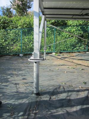 Pilhas à terra materiais de aço do parafuso das pilhas do parafuso Q235 para sistemas de energia solar