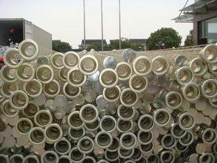 Industrial Galvanized Filter Bag Cage Customized Dimensions High Strength