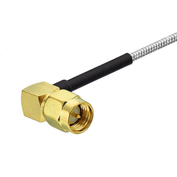 SMA Pigtail RF Connector Cable Assembly with 0~3GHz Frequency, 1.2 VSWR, and Gold Plated Brass