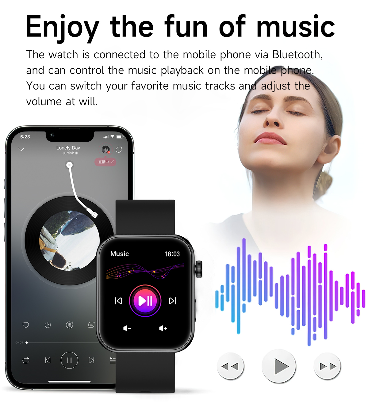 1.83inch large full touch screen digital body skin temperature sensor square dial custom gps tracking caller id HK5 smart phone calling J11 watch call function access control ladies female kids
