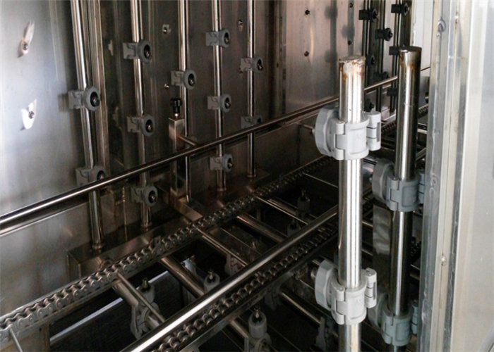 Steam Heating Vegetable Canning Equipment Plastic Basket Washing Machine