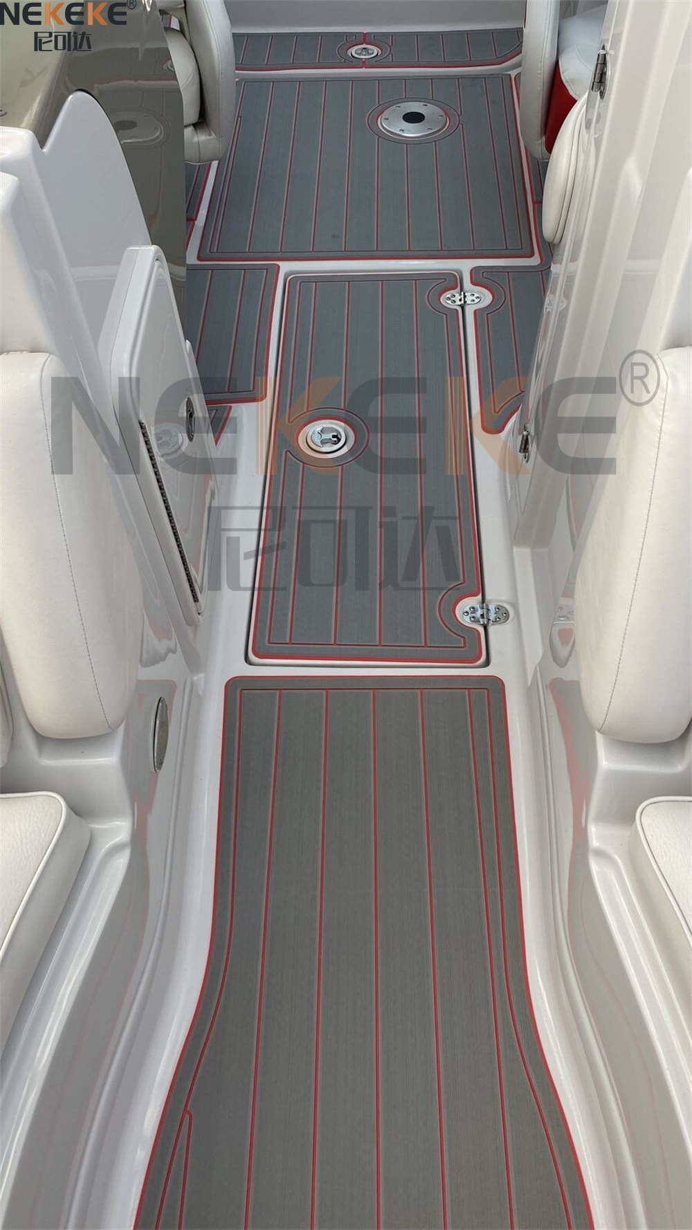 Crownline 220EX 2007 Swim Platform Cockpit EVA Faux Teak Deck Mat Marine Flooring Pad