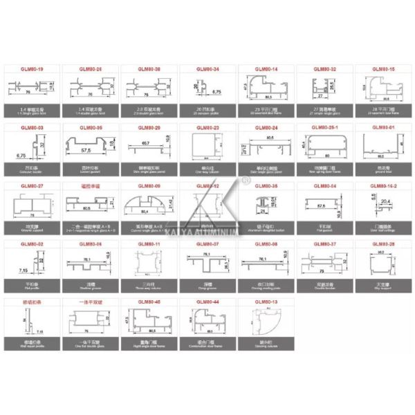 Fire Proof 6061 Aluminum Alloy Profile Commercial Glass Partition For Office Building