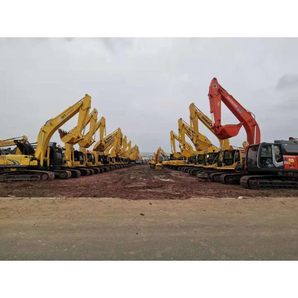 Direct Injection Engine PC220-6 Used Komatsu Excavator