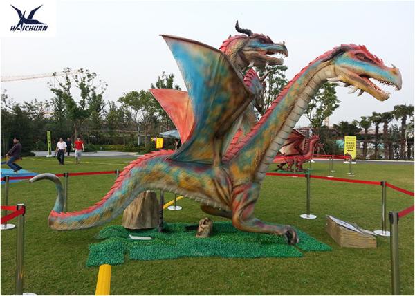 Full Size Luminous Giant Dinosaur Statue Models Obotic Equipment / T Rex Lawn Ornament