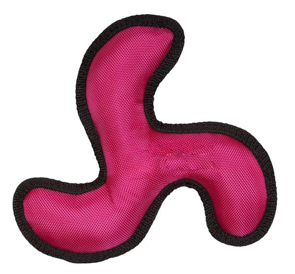Triangular Nylon Flyer Dog Tough Chew Toys Withstand Long Hours Vigorous Play