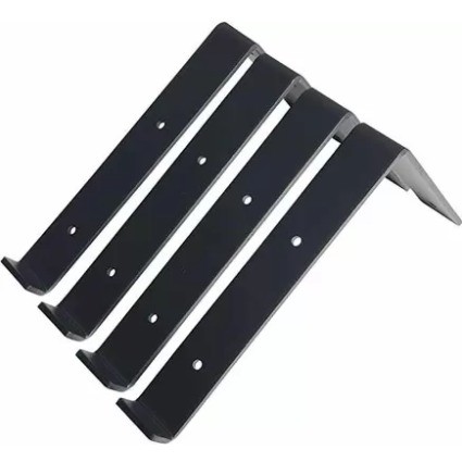 調節可能 2 x 4 テーブルコーナー 壁 鋼 金属 ブレーキット 磨き