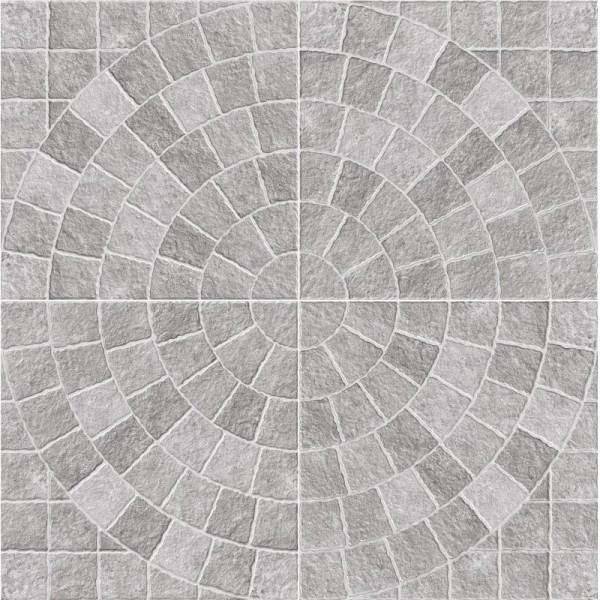 Light Gray Paving Ceramic Tiles 600x600mm Stain-resistant Outdoor Tiles for Square