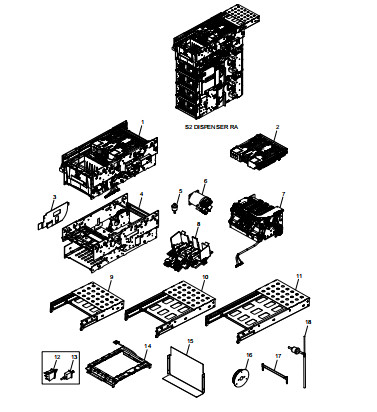 АТМ запасные части S2 ДИСПЕНСЕР ПРЕЗЕНТЕР РА 445-0761208