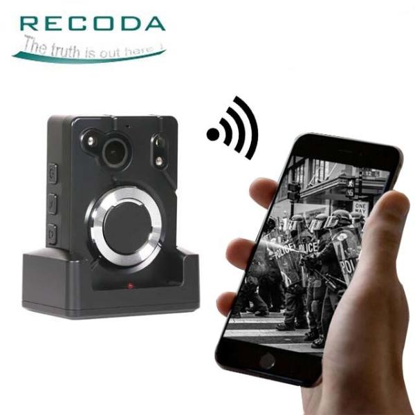 32MP Police Body Worn Camera Big Button Video Recording With GPS Built In Wifi