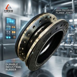 Horizontal / Vertical Installation Single Sphere Flexible Rubber Joint With Excellent Corrosion Resistance And Good Noise Reduction