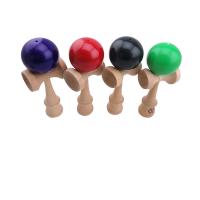 Le bois de hêtre en bois Kendama personnalisé avec cordes