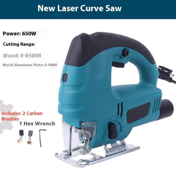 BobenMulti-function JigSaw Miter Cutting Machine Wood AluminumPlastic Panel Electric Reciprocating Saw Wood Cutting Saw Portable