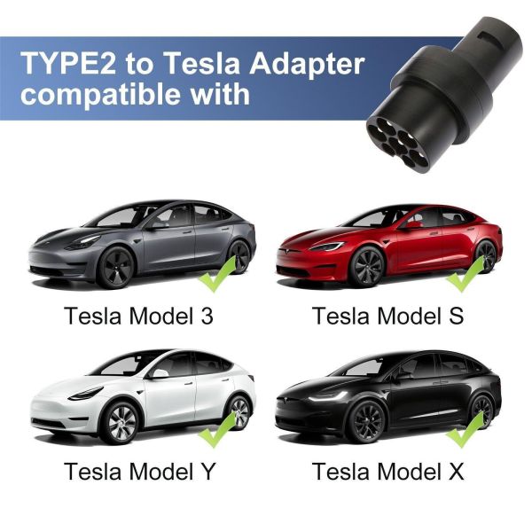 TESLA Supercharger Type 2 Adapter AC 19kwh For Tesla Model S 3 X Y
