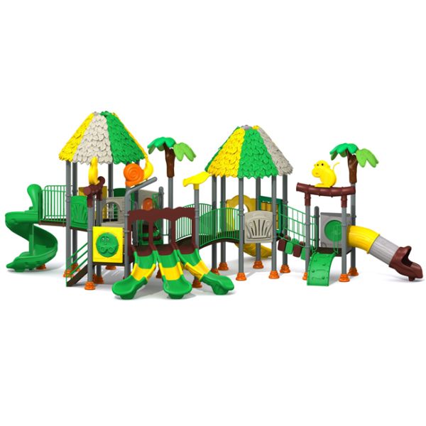 Galvanized steel pipe with fresh colors commercial outdoor playground for outdoor activities TQ-ZR1234