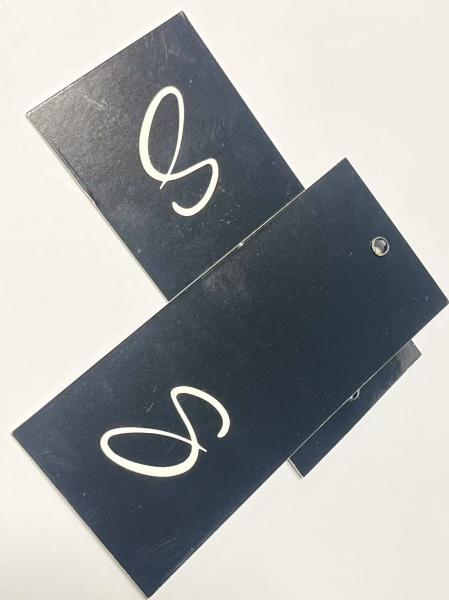 Custom Cardstock Swing Accessories Hang Tag For Clothing 500 Pack