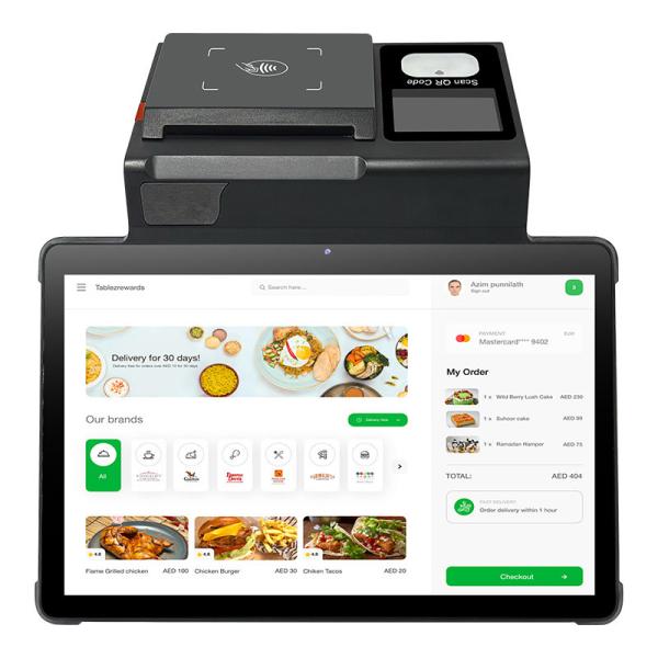 11 Inch Tablet POS Android 13 Tablet Payment Terminal 64GB Storage