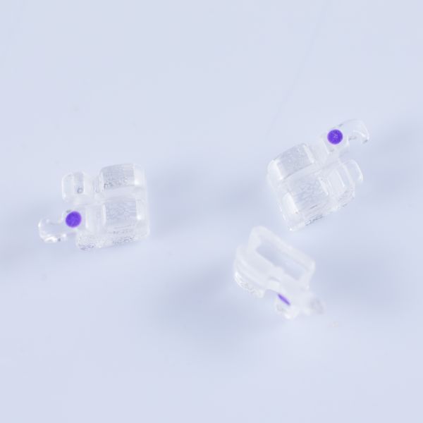 Class II Dental Orthodontic Bracket Monocrystalline Sapphire Instrument Self Ligating ODM