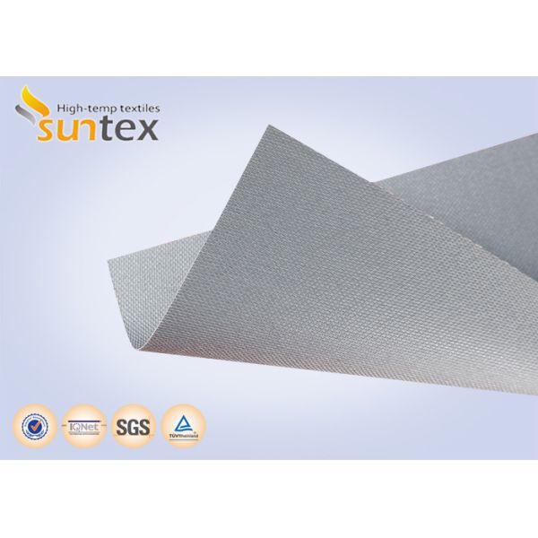 Anti-Fire Curtain Material: 32 Oz Rubber Silicone Coated Fiberglass Fabric