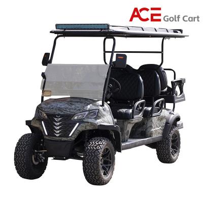 Lead Acid / Lithium Battery Electric Golf Club Cart Steel Frame