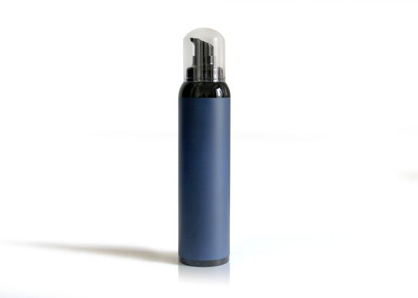 Elegant Dark Blue Cosmetic Serum Bottles / Durable Airless Lotion Pump Bottles