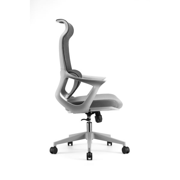 Adjustable Height Computer Desk Chair with Ergonomic Design Swivel Base and Durable PP Materials for Office Comfort