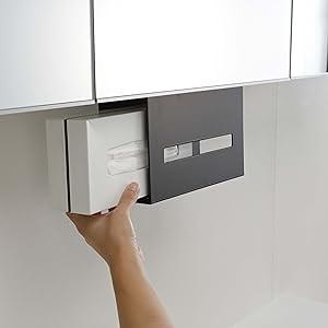Modern Hanging Tissue Case for Under Cabinet Tissue Cover Standard Size Mold Fee Free