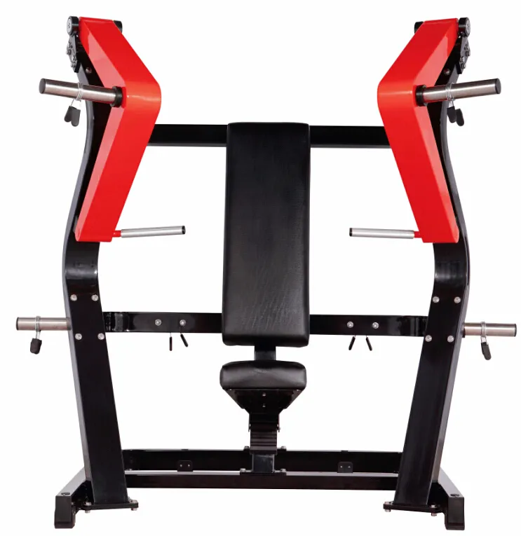 Commercial Gym Plate Loaded Steel Chest Press For Bodybuilding Back Arm