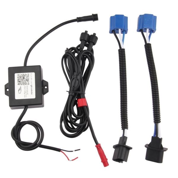 7 Inch Round Halo Car Lights For Jeep Wrangler Bluetooth Phone Control