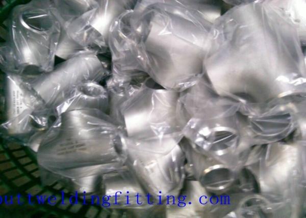 UNS S32750 UNSS32760 Stainless Straight Butt Weld Tee Hot Forming
