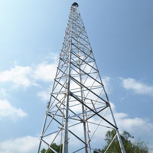 Само- поддерживая 80m гальванизированная базовая станция антенны Lte стальной башни 4g клетчатая беспроводная