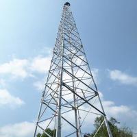 Station de base sans fil cellulaire galvanisée par 80m autosuffisante d'antenne de Lte de la tour 4g en acier