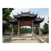 Chinois antique Clay Roof Tiles Old Temple de plaine de pagoda fait main